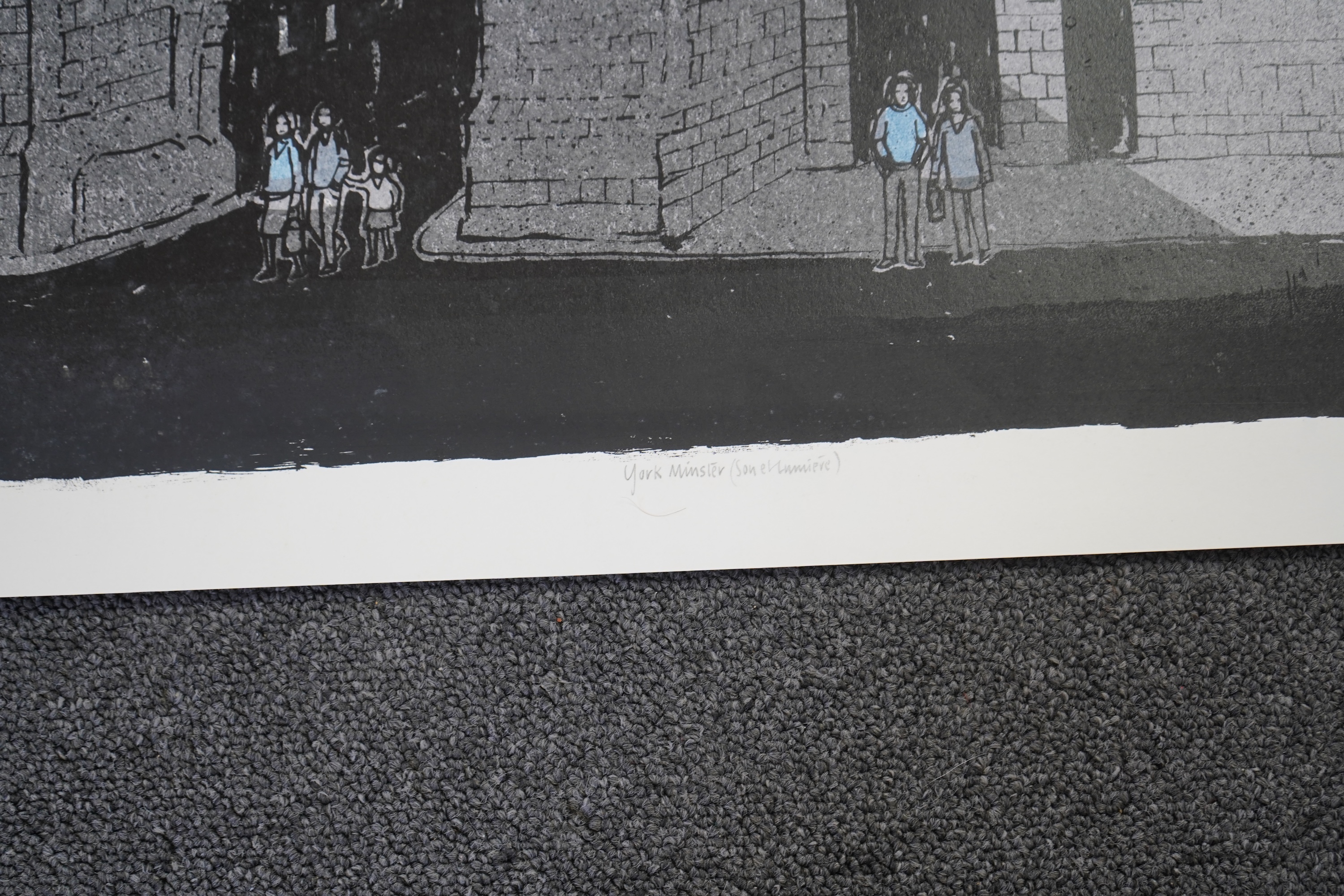 Robert Tavener RE, 1920-2004, 'York Minister (Son et Lumiere)'